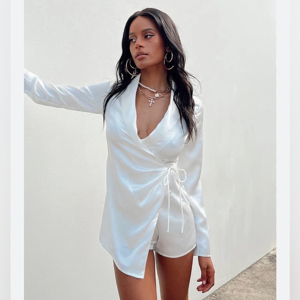 Princess Polly Silk Romper Savella